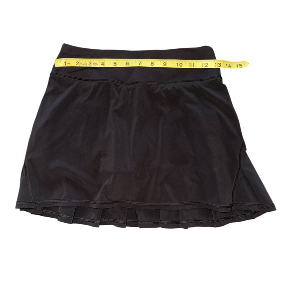 Lululemon Run: Pace Setter Skirt Black Sz 2 Original $58 Excellent Comdition - Picture 8 of 11